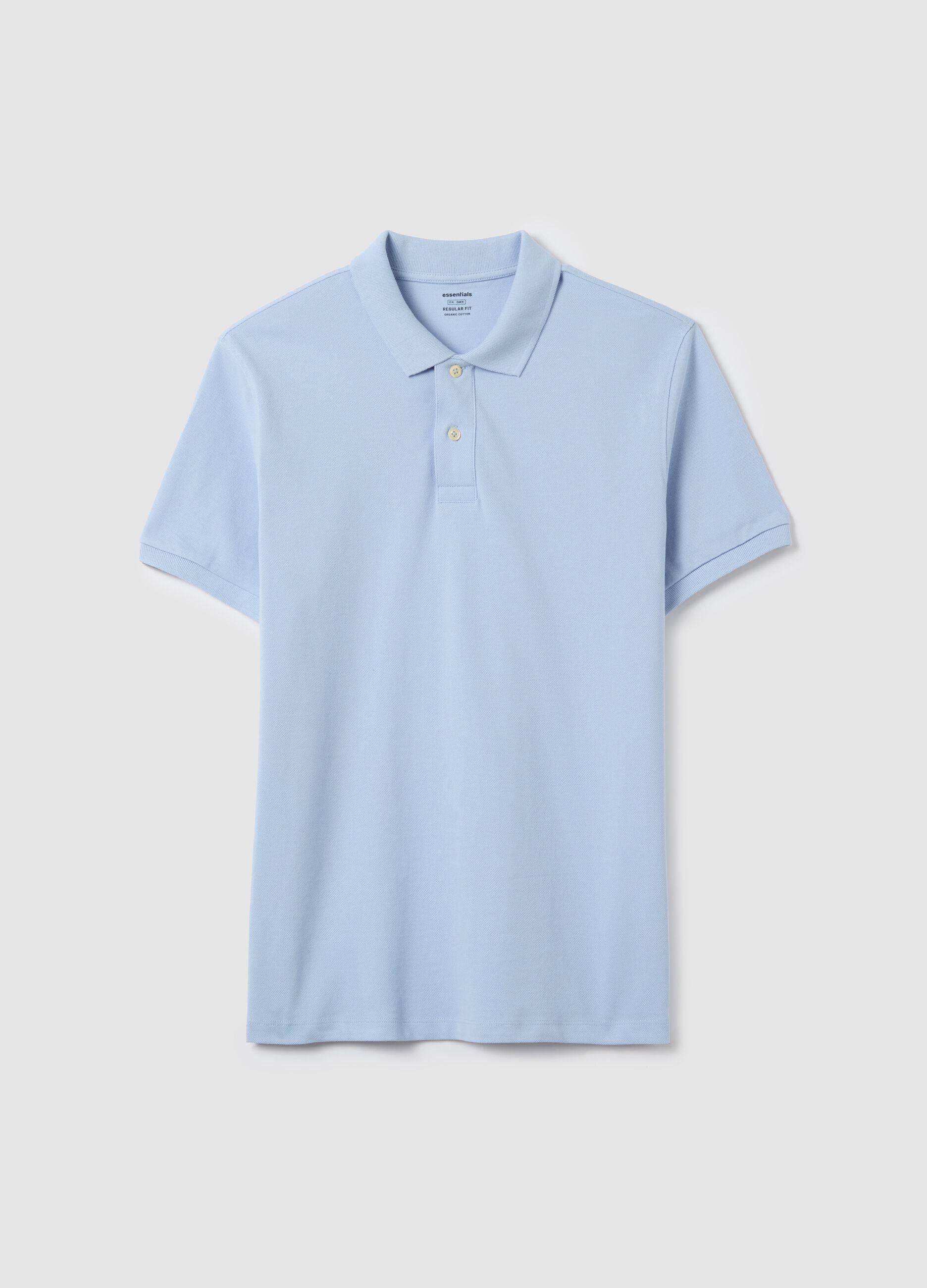 Organic cotton regular-fit polo shirt