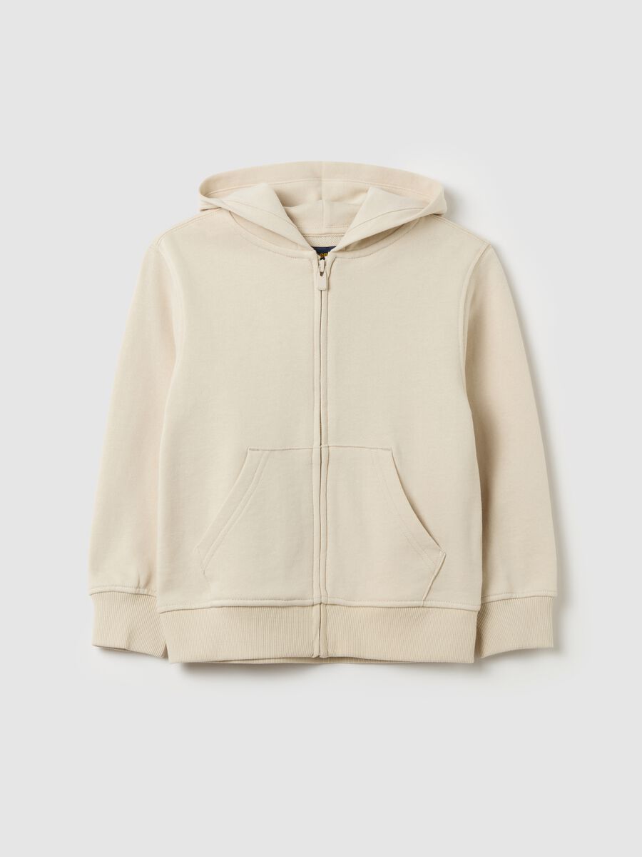 French terry full-zip hoodie_0