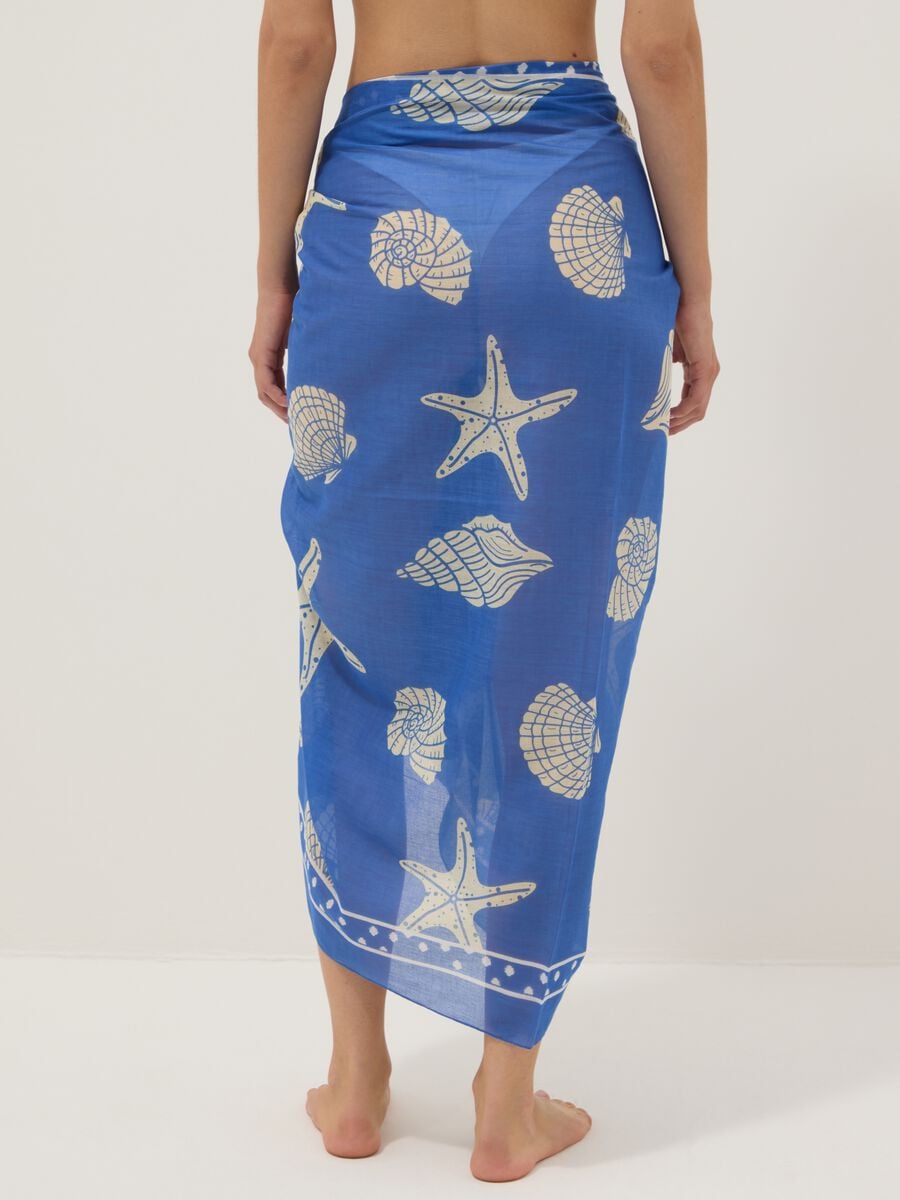 Pareo blu in puro cotone_3