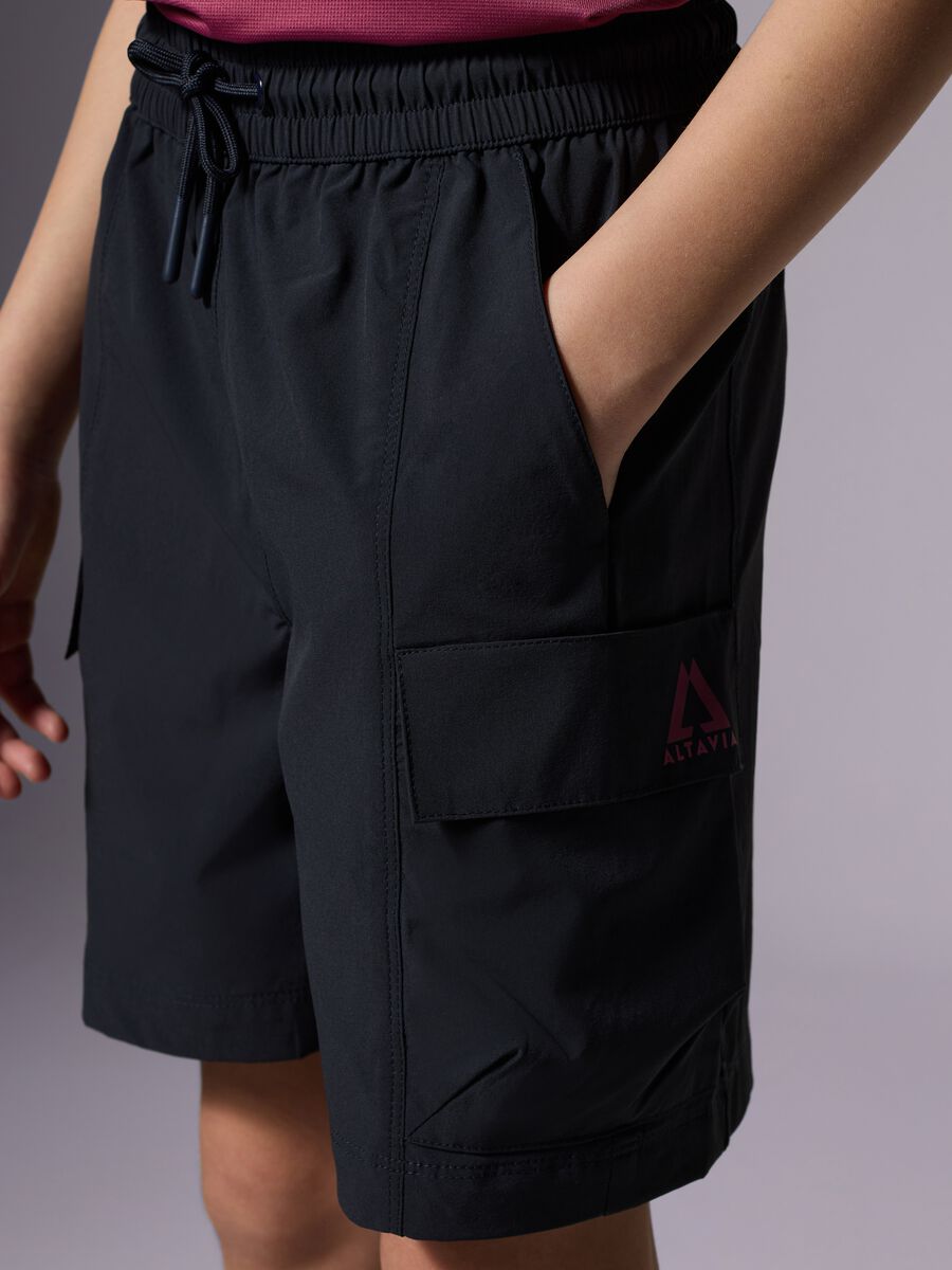 ALTAVIA WITH DEBORAH COMPAGNONI cargo Bermuda shorts with drawstring_2