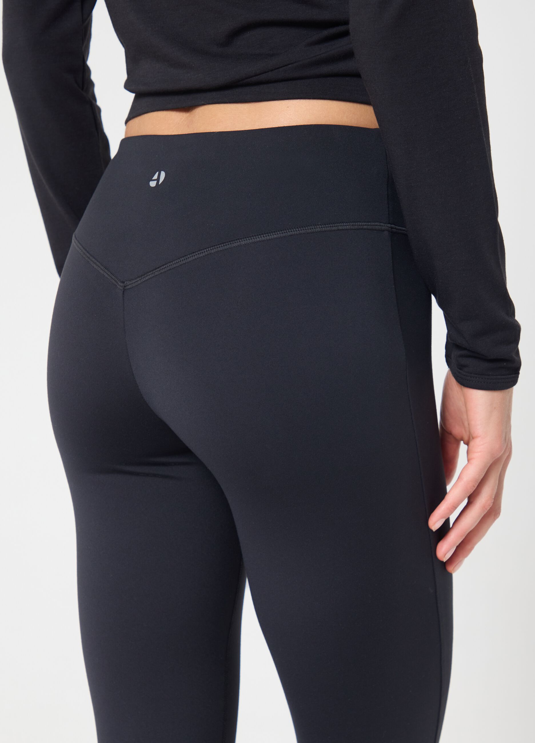 ALTAVIA STUDIO technical fabric flared leggings