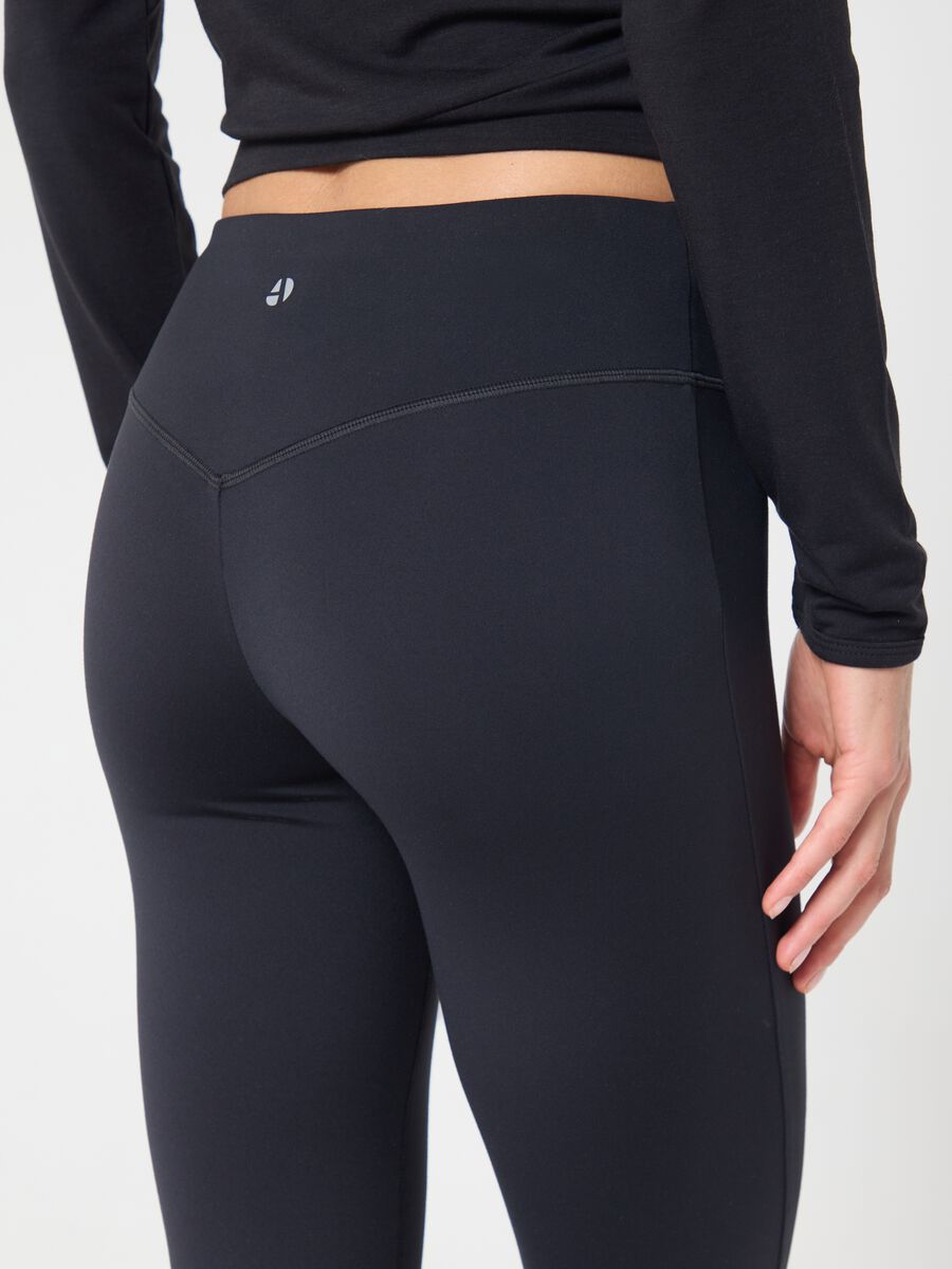 ALTAVIA STUDIO technical fabric flared leggings_3