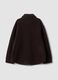 Shacket marrone in sherpa con bottoni relaxed fit ALTAVIA STUDIO_5