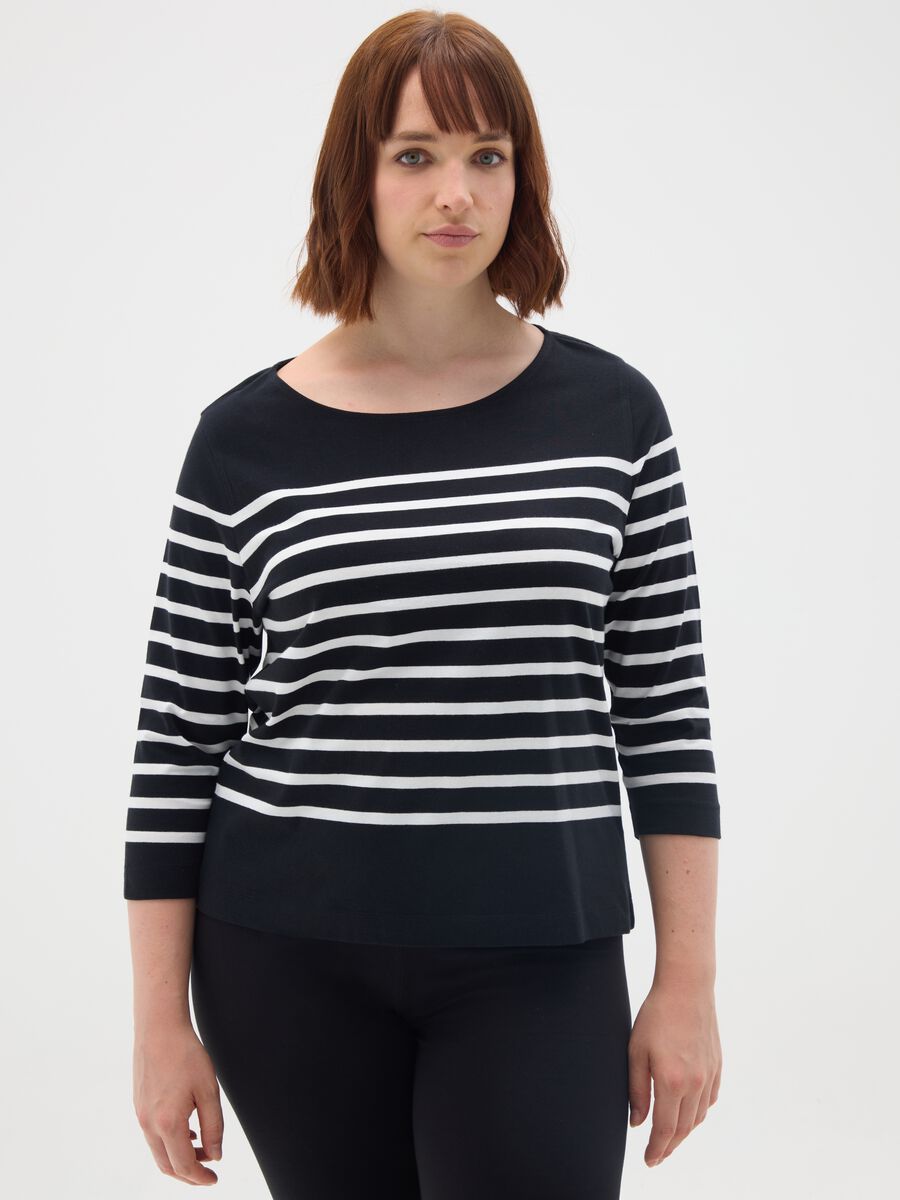 Multicolour pure cotton jumper, regular fit_0