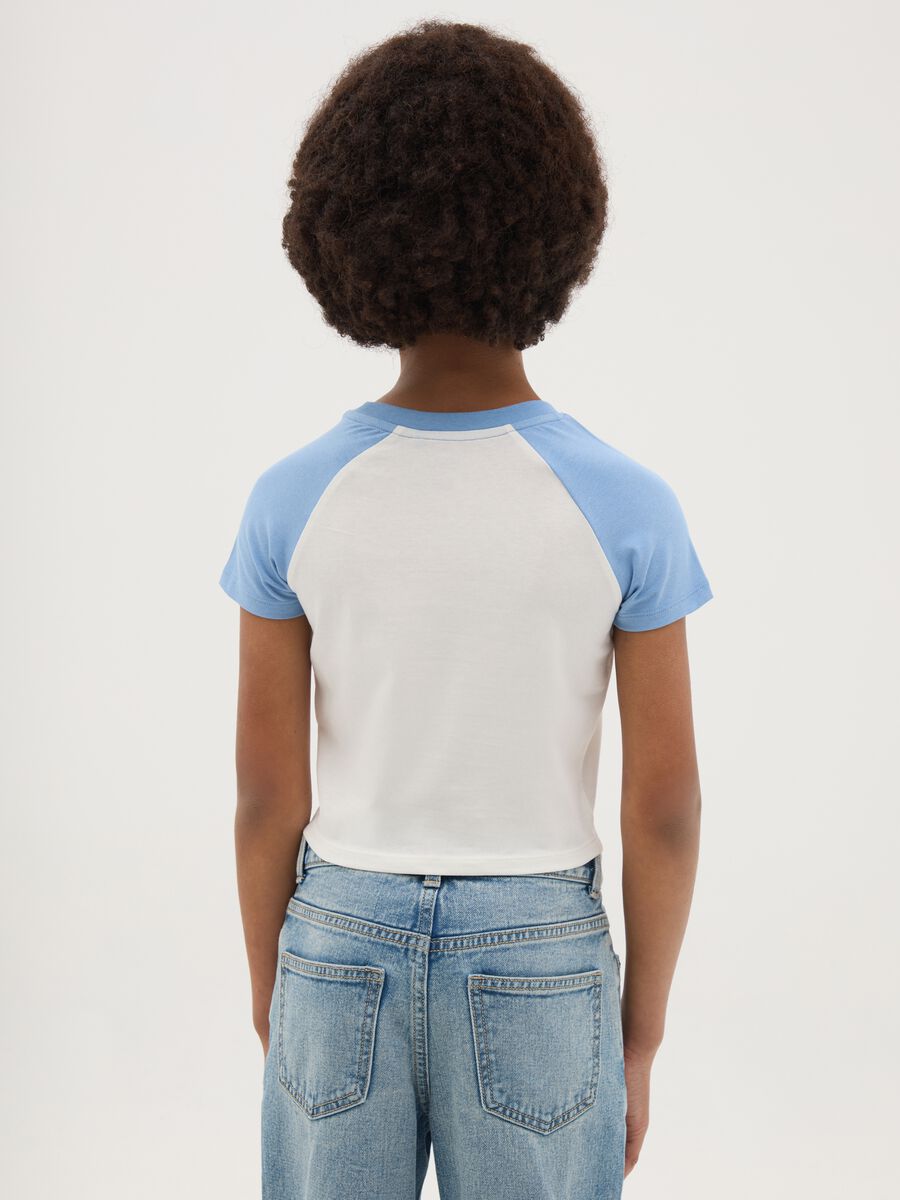 Girl's multicolour cotton t-shirt, regular fit with print_2