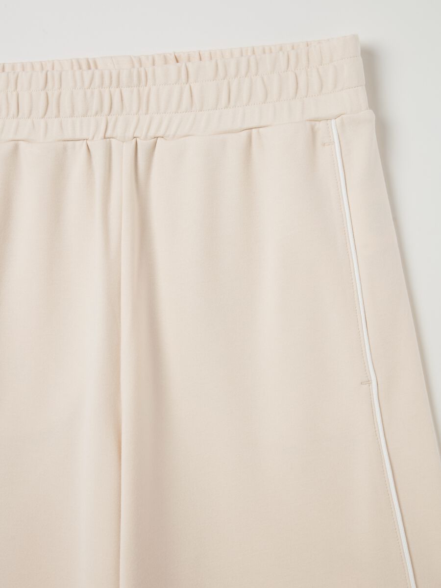 ALTAVIA STUDIO palazzo trousers with contrasting piping_5