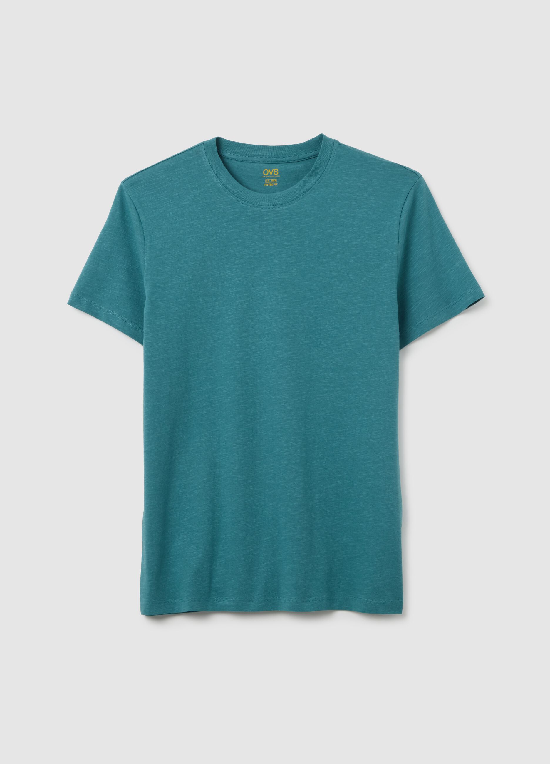 Classic Men's Grey Fitted Jersey T-Shirt