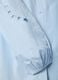 Camicia in puro cotone azzurra regular fit con ricami_6