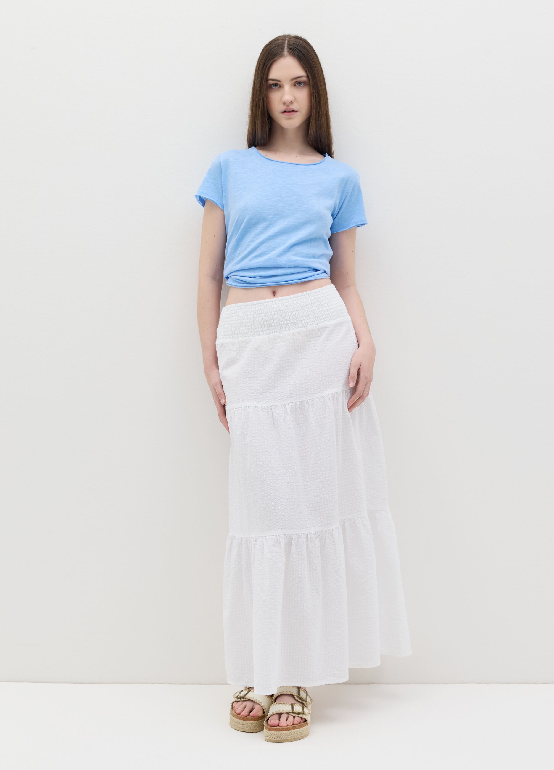 Slub jersey T-shirt