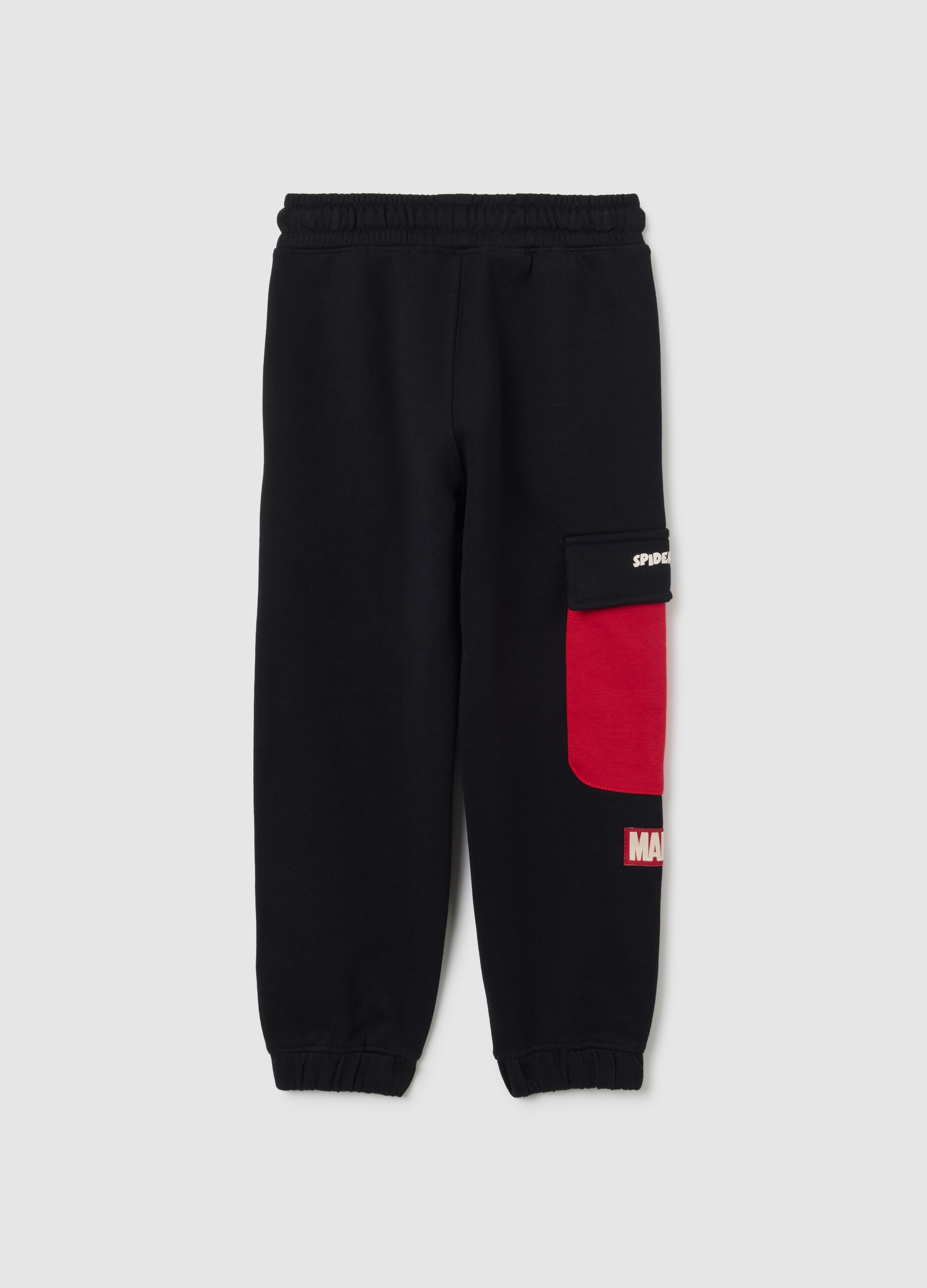 Kids' multicolour cotton blend jogger trousers regular fit