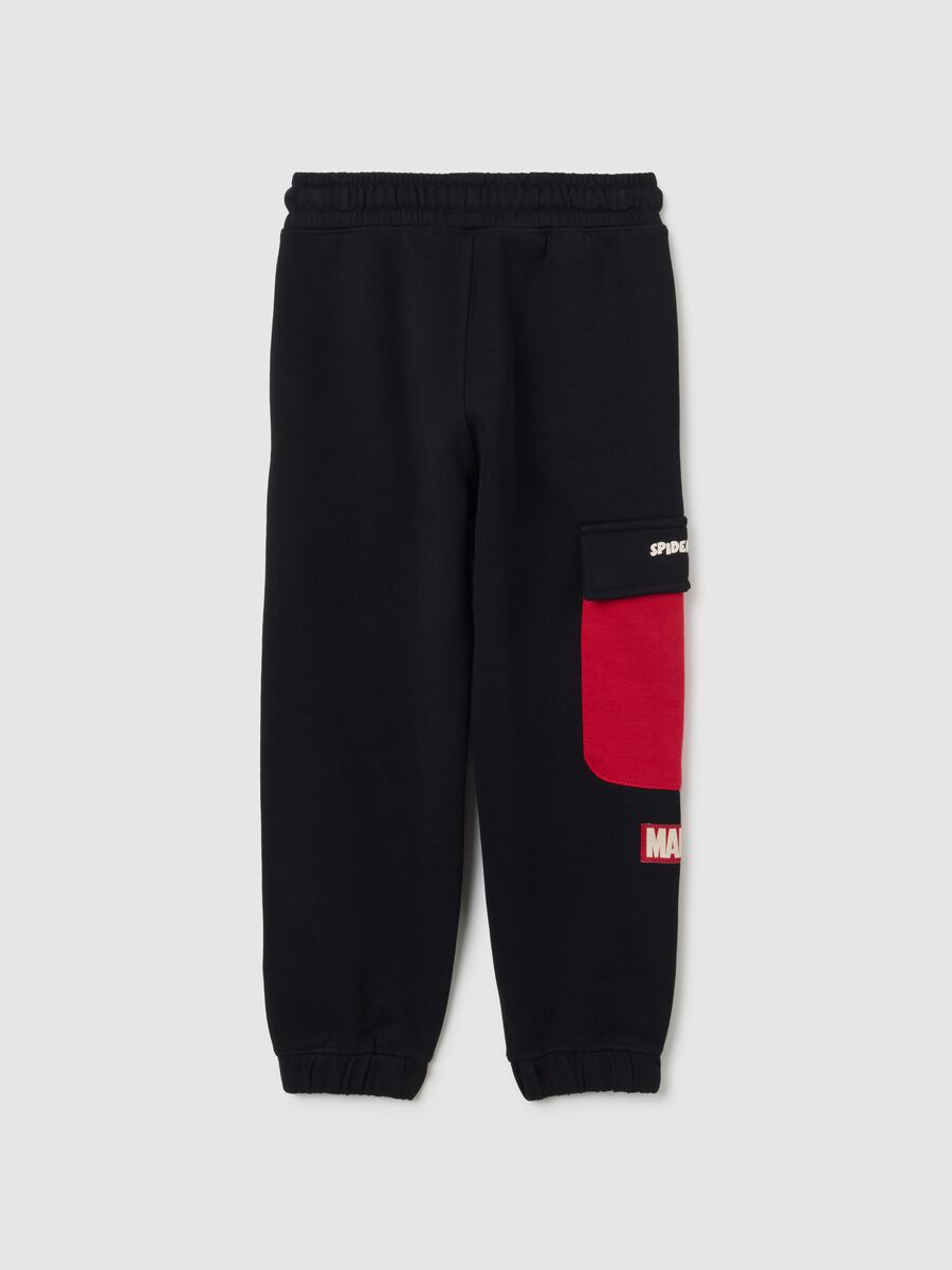Kids' multicolour cotton blend jogger trousers regular fit_1