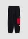 Kids' multicolour cotton blend jogger trousers regular fit_1