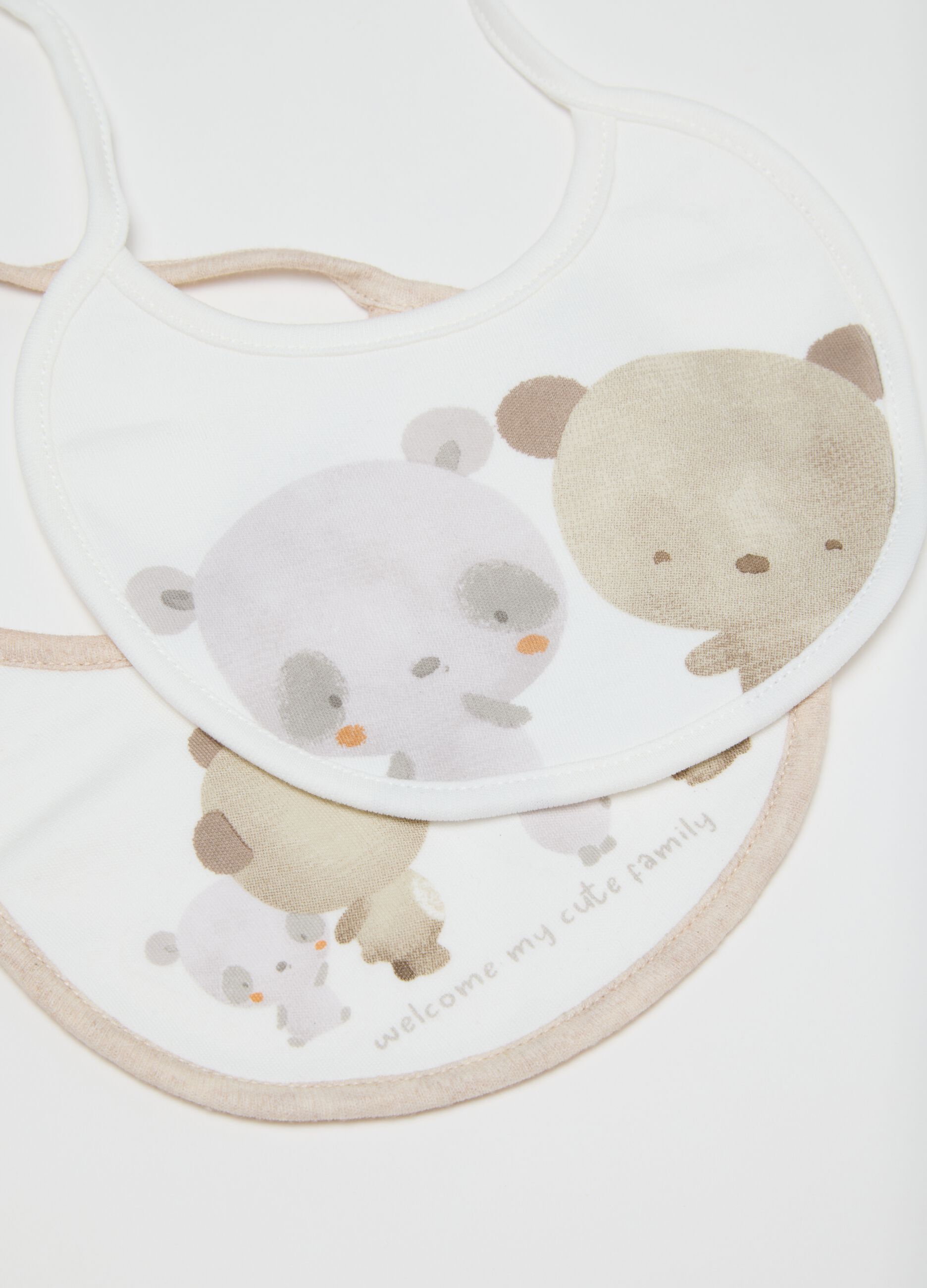 Multicolour Pure Cotton Baby Bibs