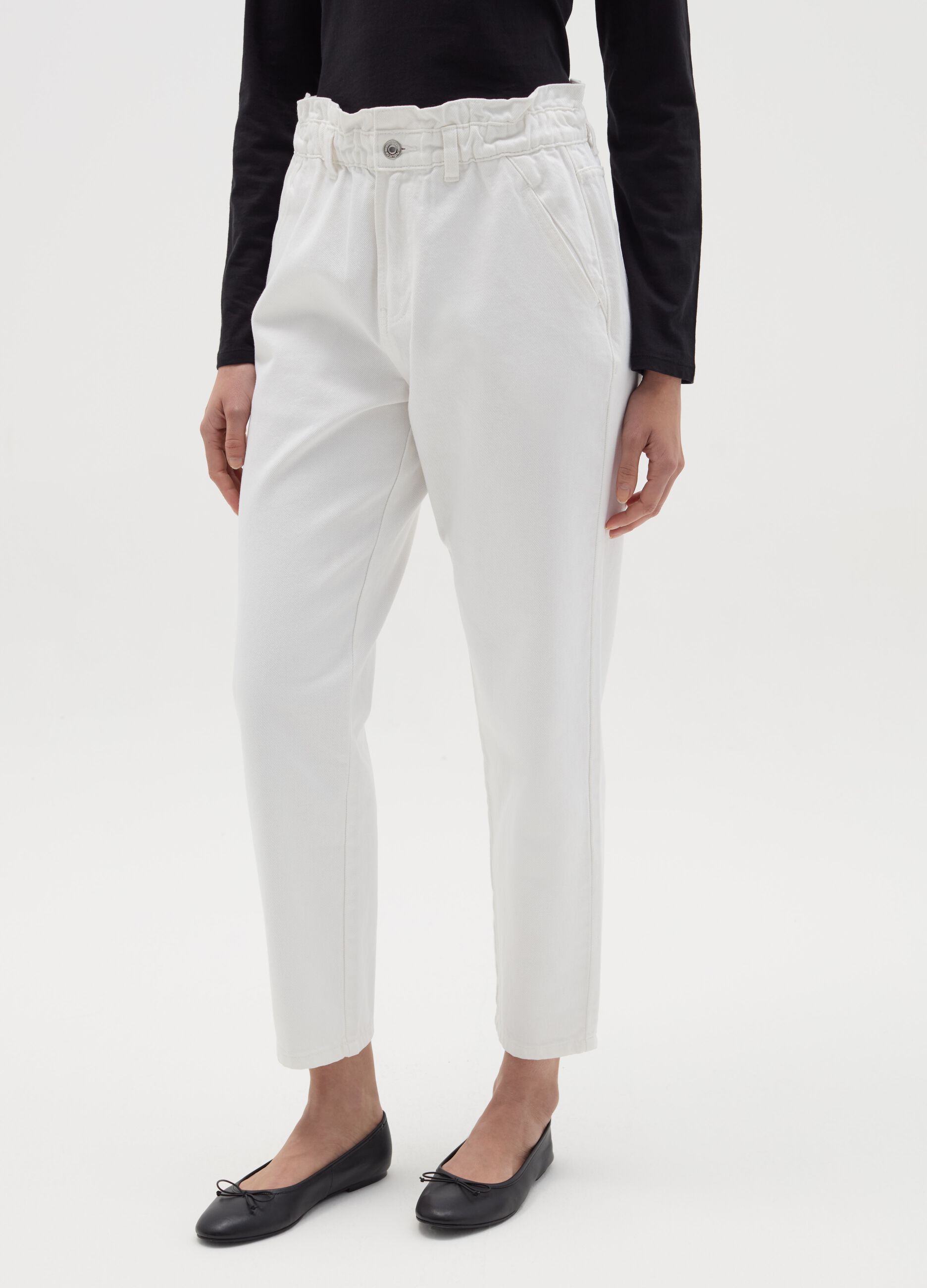 Jeans cropped slouchy fit
