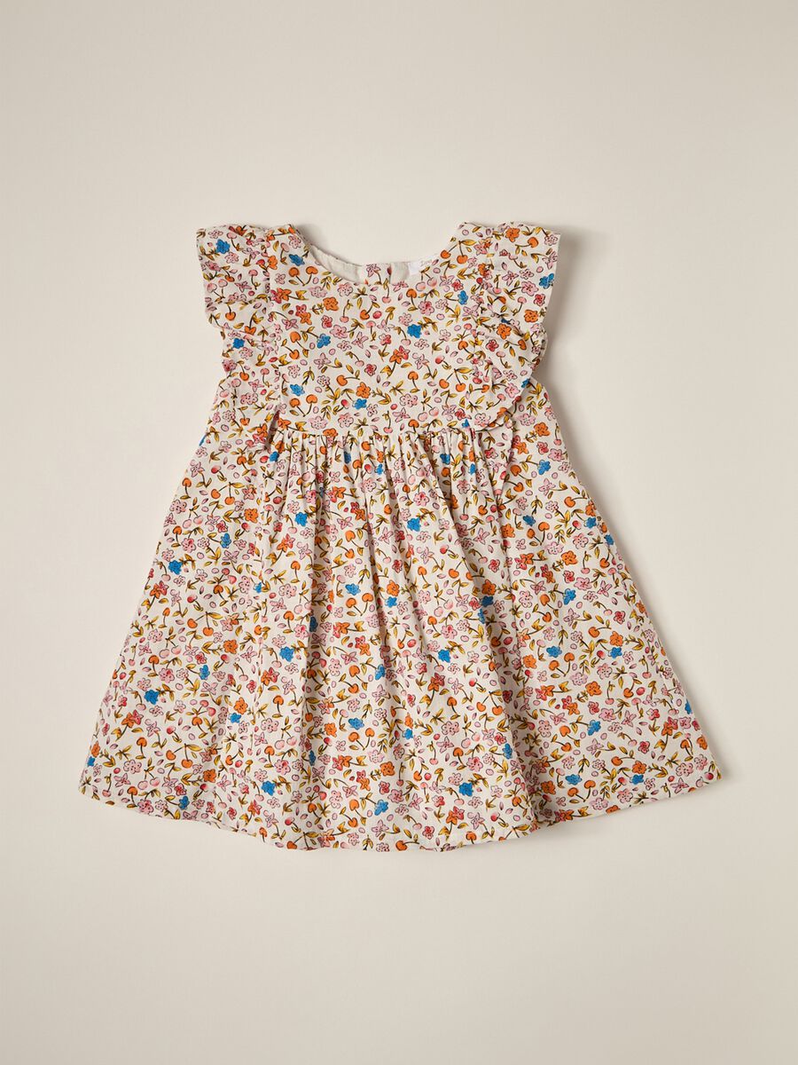 IANA newborn girl dress in 100% cotton_0
