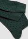 2-pack of navy blue and dark green long socks in stretch cotton_1