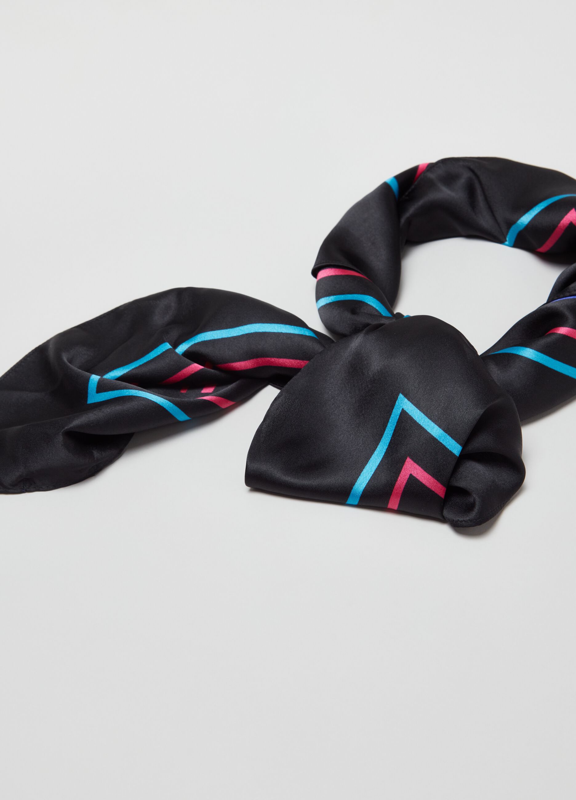 Foulard a righe multicolor_2