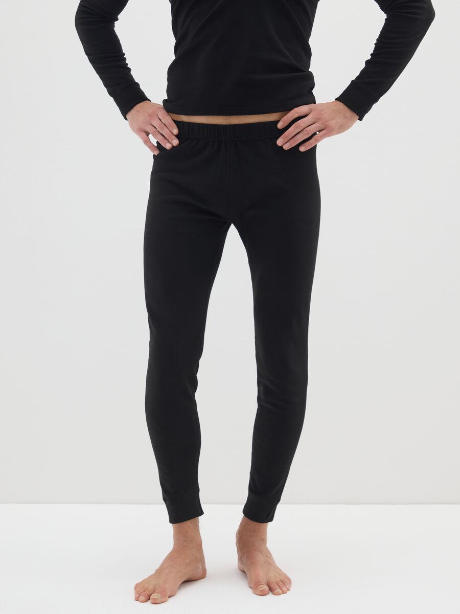 Regular Fit Black Leggings_1