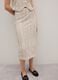 Gonna midi beige regular fit con paillettes_3