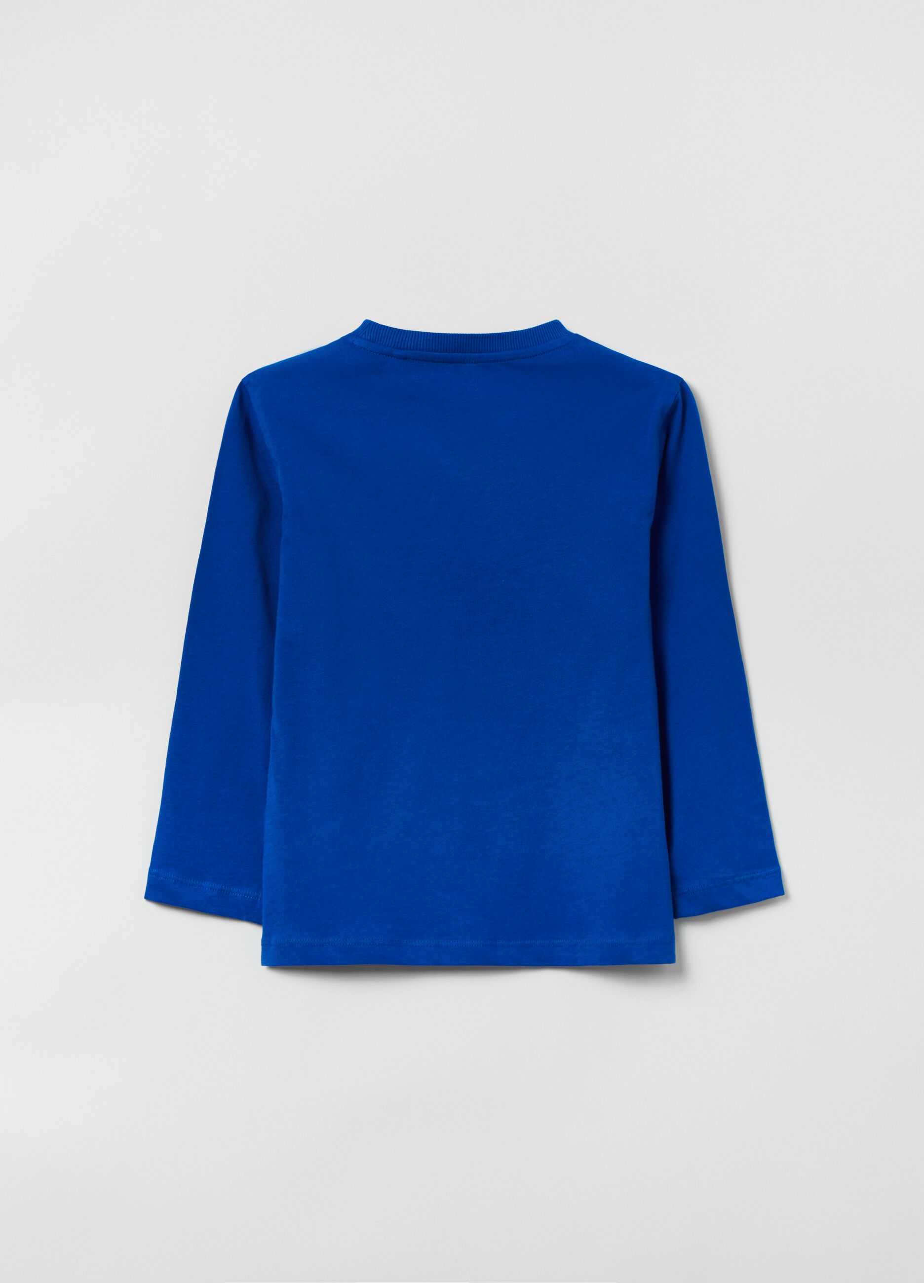 T-shirt a maniche lunghe con stampa_1