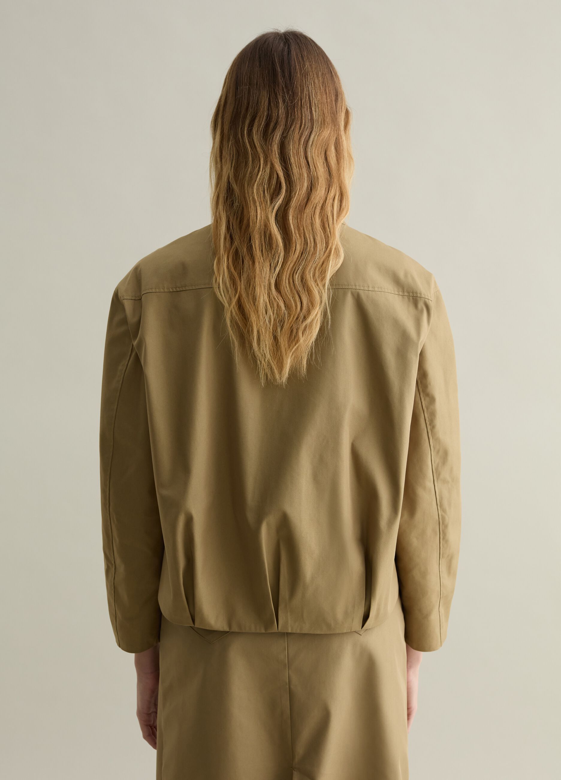 Bomber full-zip con colletto