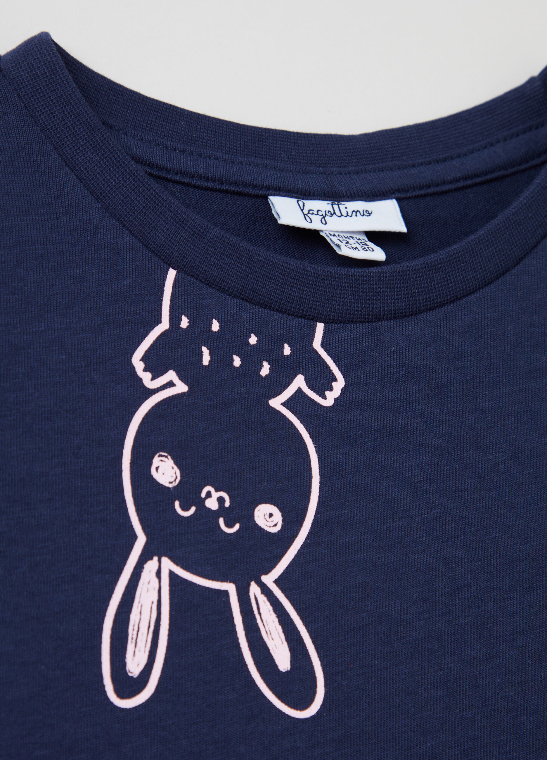 T-shirt a maniche lunghe con stampa_2