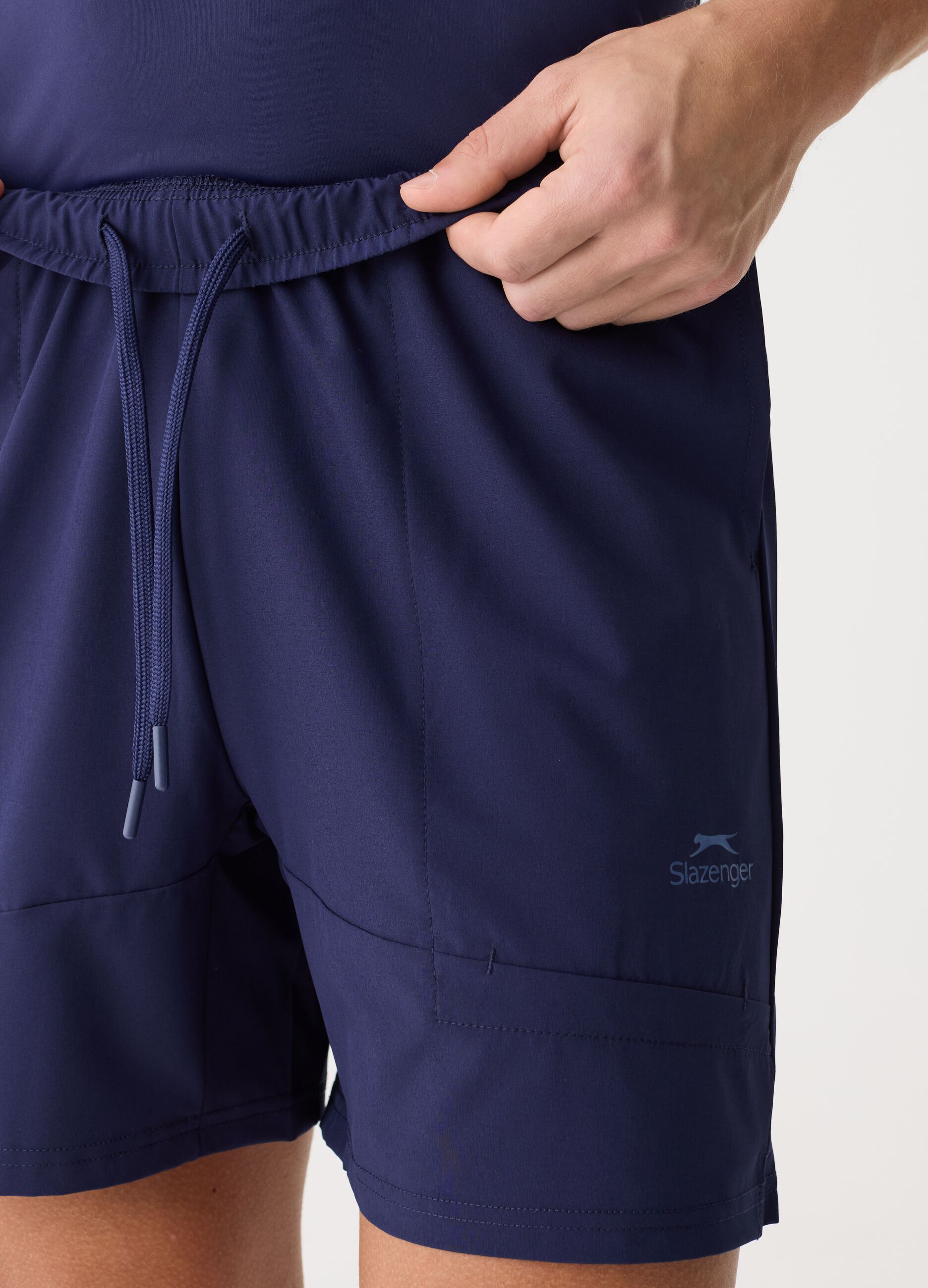 SLAZENGER Bermuda shorts in technical fabric