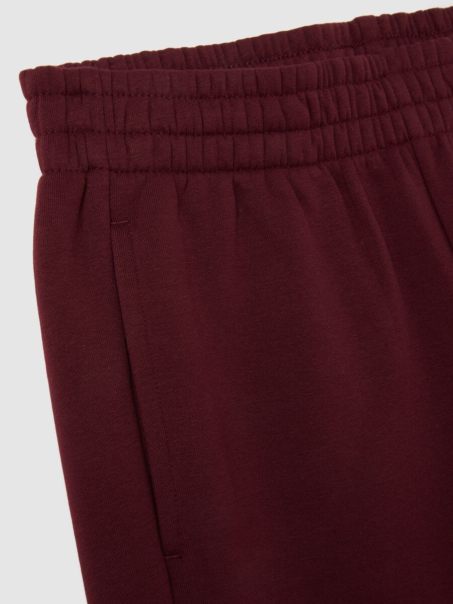 Relaxed Red Cotton Blend Trousers_6