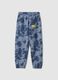 Multicolour TieDye Pure Cotton Regular Fit Children's Trousers_1