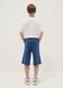 Boys&rsquo; regular-fit blue pure cotton shorts with prints_1
