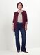 Cardigan rosso in misto viscosa con bottoni regular fit_1