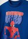 Children's long sleeve blue T-shirt in pure cotton, oversized fit_2