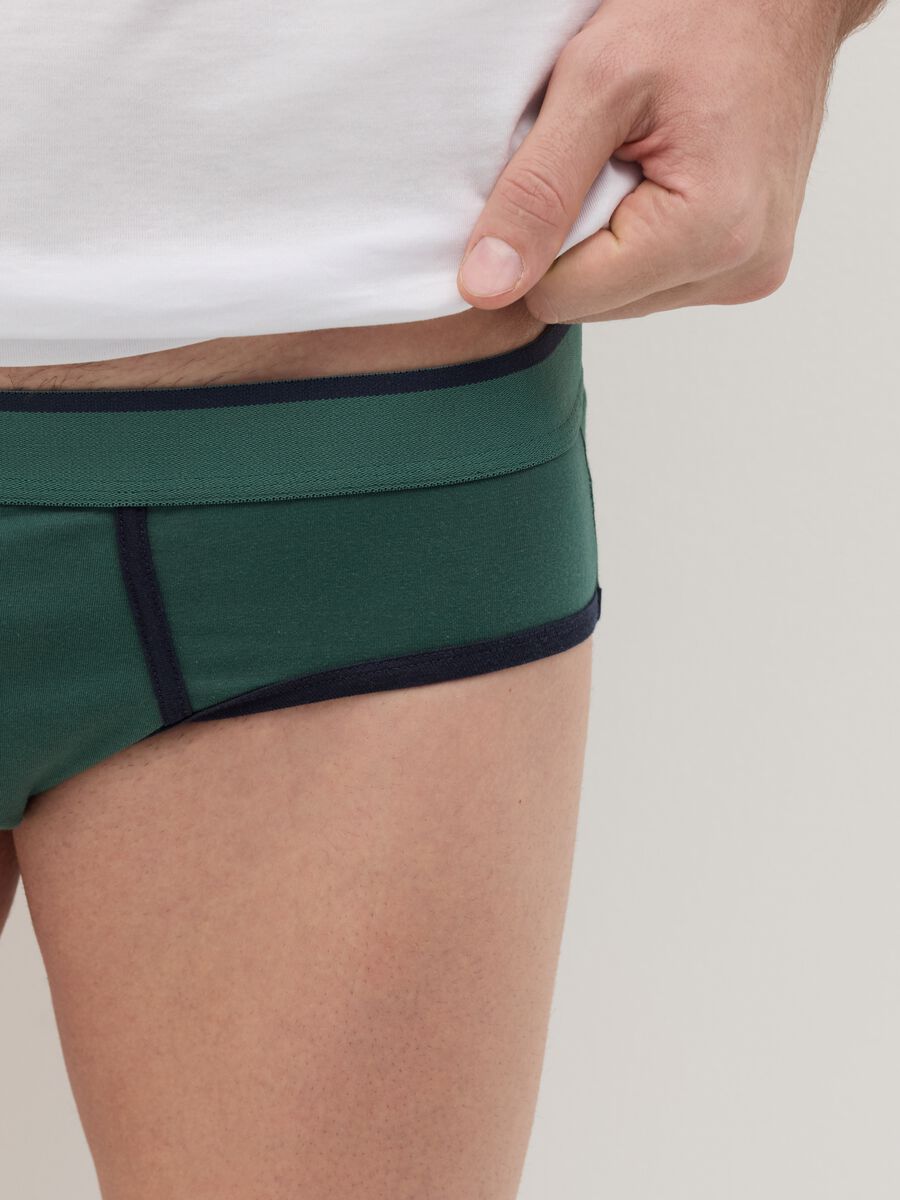 Stretch briefs with contrasting details_2