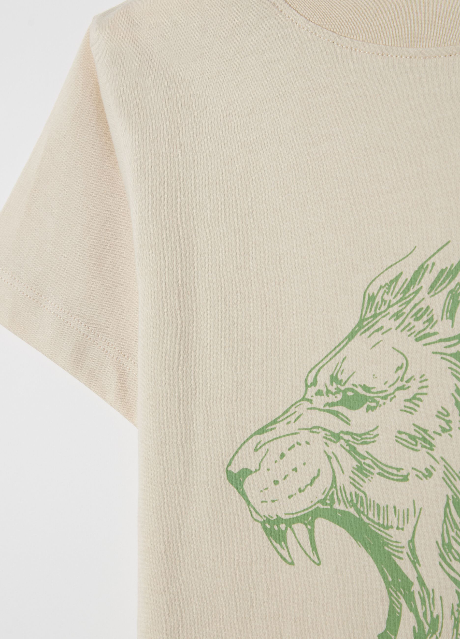 T-shirt in cotone con stampa