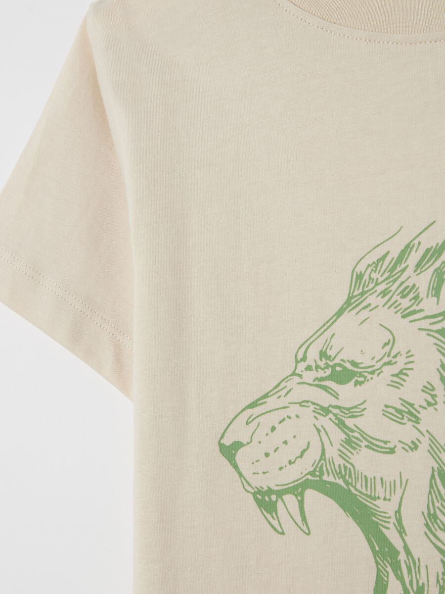 Cotton T-shirt with print_3