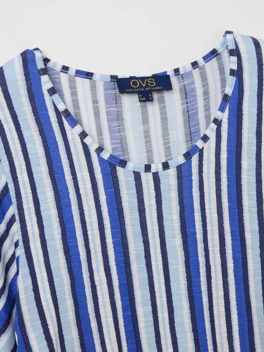 Viscose T-shirt with stripes_5