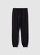 Boys' Black Cotton Joggers - Regular Fit_3