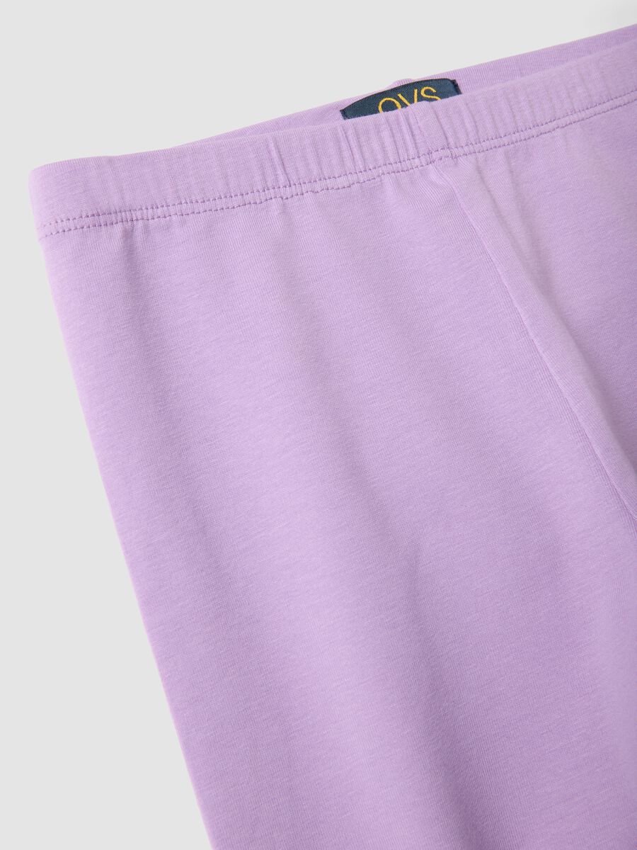 Purple organic cotton shorts_2
