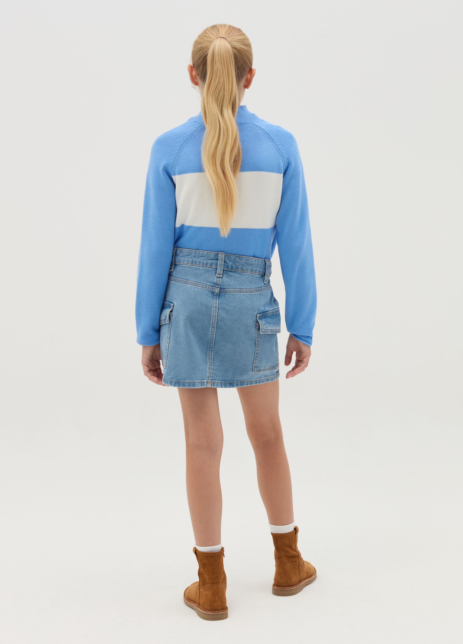 Gonna jeans bambina ovs best sale