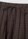 Elasticated Brown Check Skirt_6
