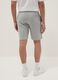 Grey shorts with orange drawstring_2