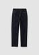 Blue slim-fit stretch cotton jeans_4