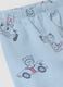 Light blue organic cotton printed pyjamas for baby and toddler_3