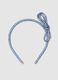 Blue Girl's Headband with Bow_1