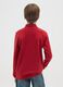 Boy's red pure cotton jumper regular fit_1