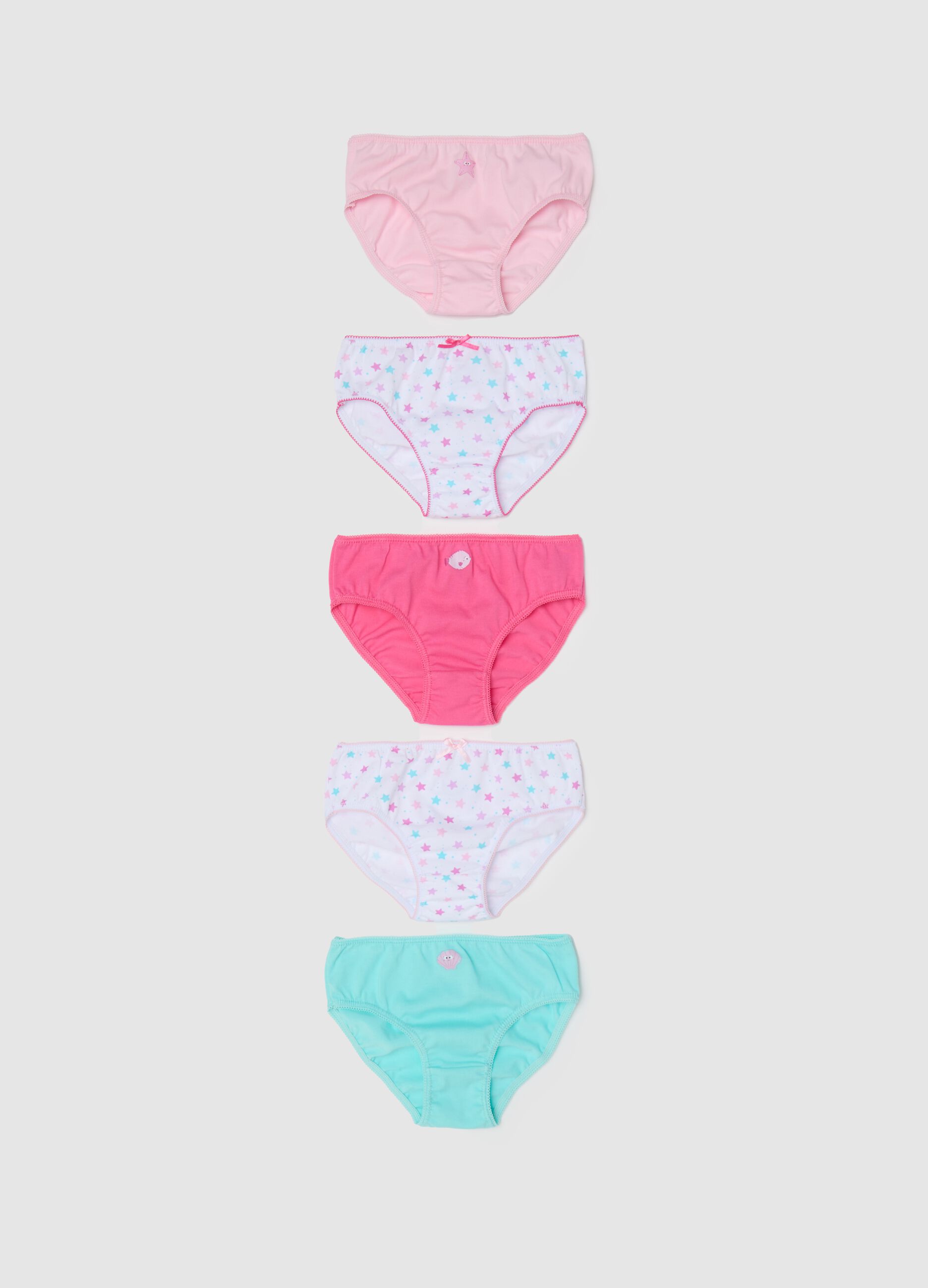 Multicolour Organic Cotton Baby Briefs