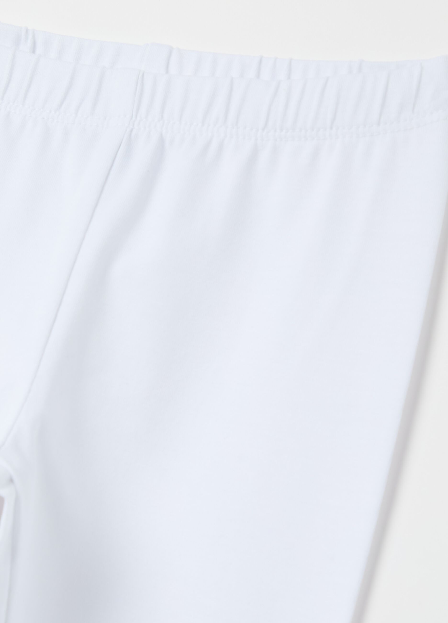 Leggings in stretch cotton with bows