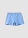 Girls&rsquo; light blue pure cotton shorts, regular fit_1