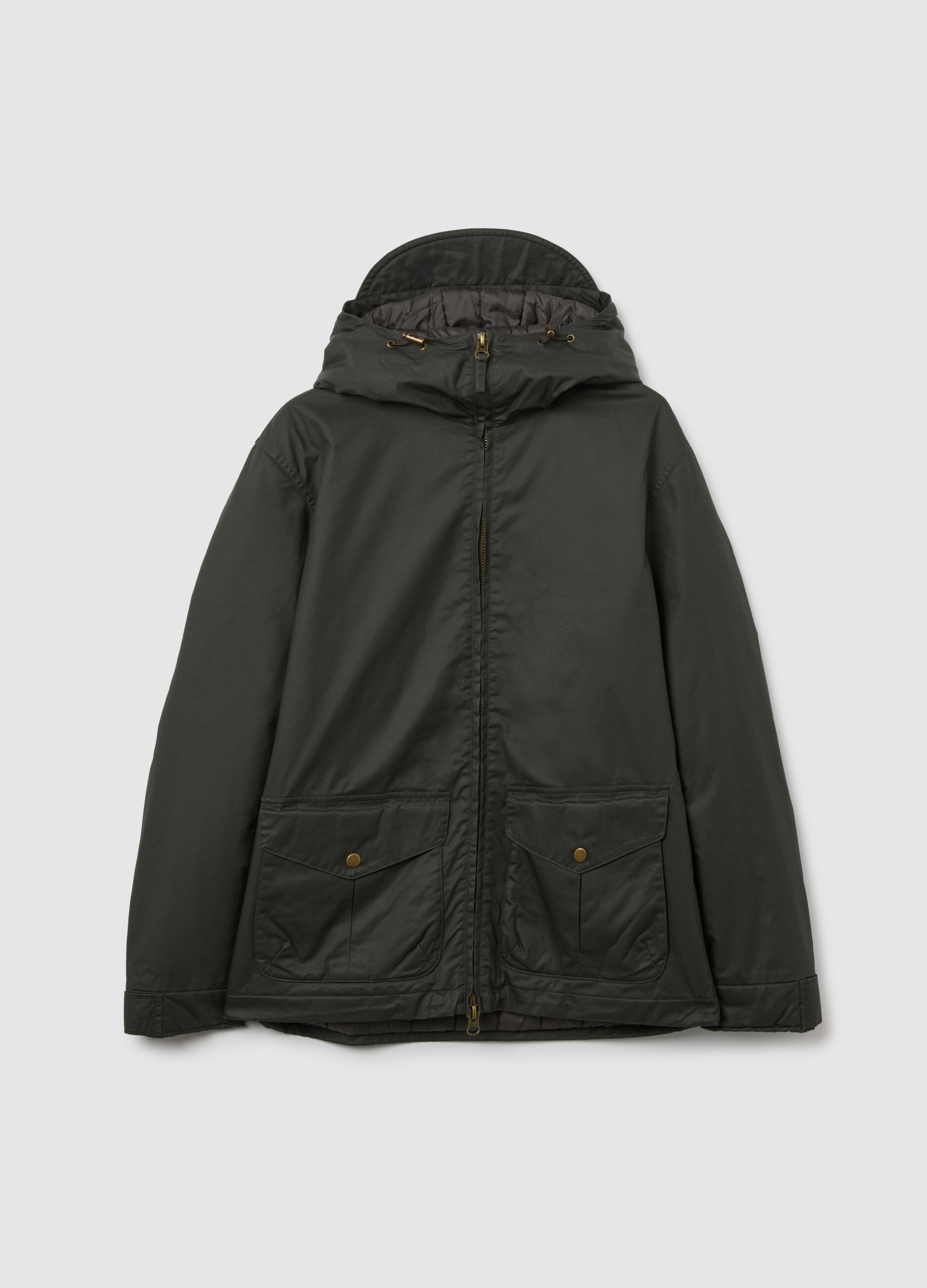 Green Hooded Jacket