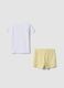 Girls' regular fit multicolour pure cotton t-shirt and shorts set_1